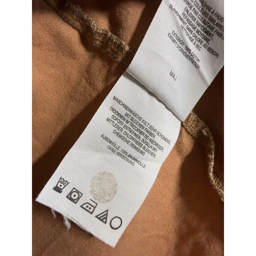 Columbia Sportswear Mens XL Shooting Shirt Blaze Orange Hunting Tan Canvas L/S